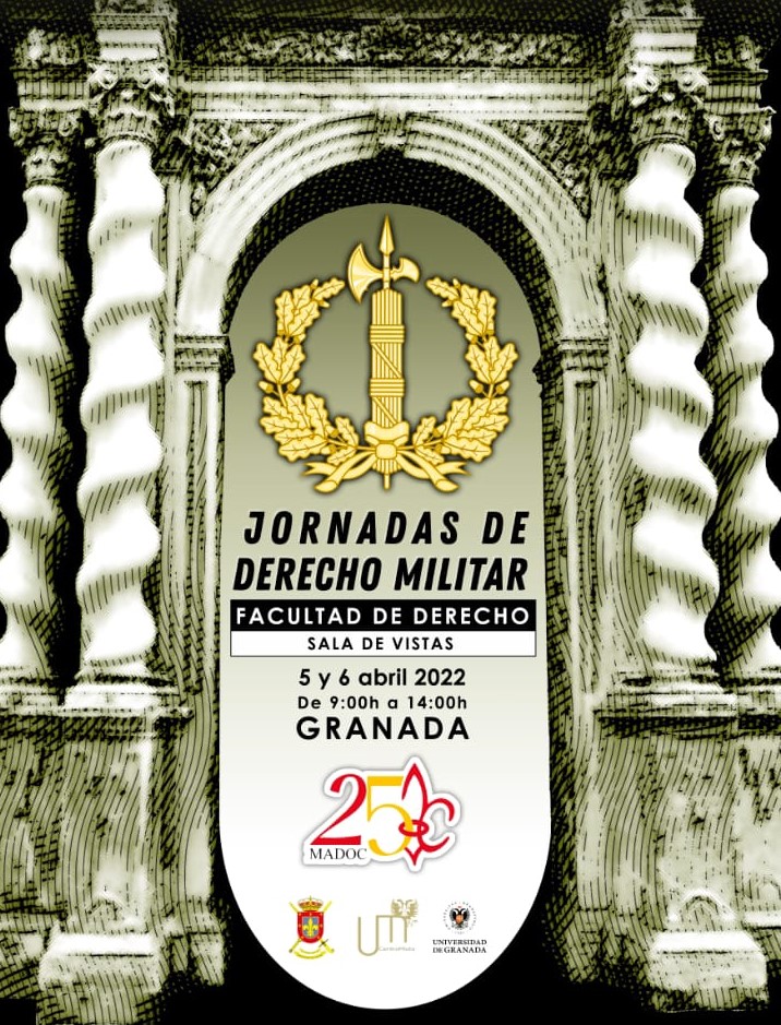 Cartel informativo de las Jornadas de Derecho Militar